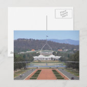Australië - Canberra - Oud & Nieuw parlementsgebou Briefkaart (Voorkant / Achterkant)