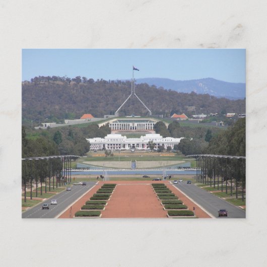 Australië - Canberra - Oud & Nieuw parlementsgebou Briefkaart (Voorkant)