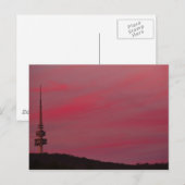 Australië - Canberra - Telstra Tower - Roze hemd Briefkaart (Voorkant / Achterkant)