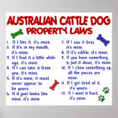 AUSTRALIË CATTLE DOG PL2 POSTER (Voorkant)