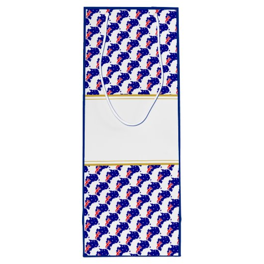 AUSTRALIË Christelijke Eigen feestdag Wijn Cadeautas (Achterkant)