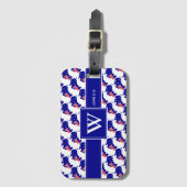 AUSTRALIË Christelijke monogram bagage Bagagelabel (Voorkant (verticaal))