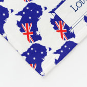 AUSTRALIË Christelijke ScriptLOVE HOESJES Fleece Deken (Hoek)