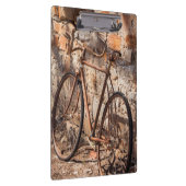 Australië, Clare Valley, Sevenhill, oude fiets Klembord (Rechts)
