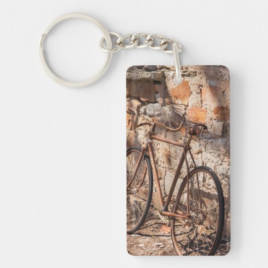 Australië, Clare Valley, Sevenhill, oude fiets Sleutelhanger (Voorkant)
