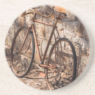 Australië, Clare Valley, Sevenhill, oude fiets Zandsteen Onderzetter