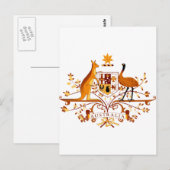 Australië COA Brown Briefkaart (Voorkant / Achterkant)