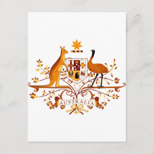 Australië COA Brown Briefkaart