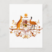Australië COA Brown Briefkaart (Voorkant)