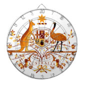 Australië COA Brown Dartbord (Voorkant)