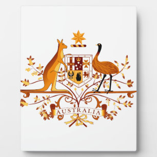 Australië COA Brown Fotoplaat