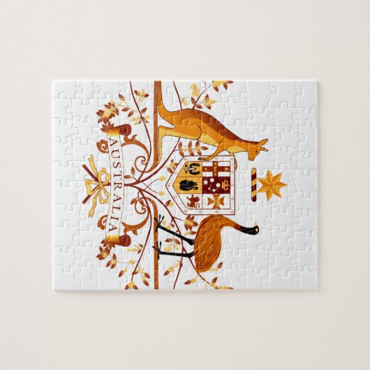 Australië COA Brown Legpuzzel (Horizontaal)