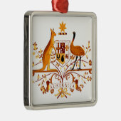 Australië COA Brown Metalen Ornament (Rechts)