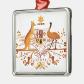 Australië COA Brown Metalen Ornament (Links)