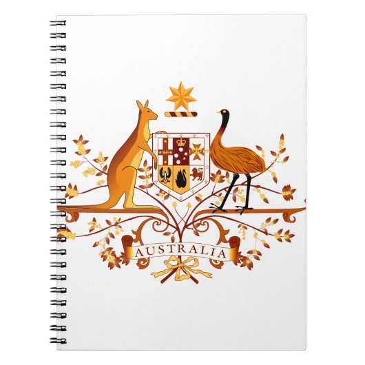 Australië COA Brown Notitieboek (Voorkant)