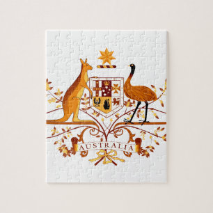 Australië COA Bruin Legpuzzel