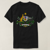 Australië Coat of arm Vlag souvenir Aussie 1 T-shirt (Design voorkant)