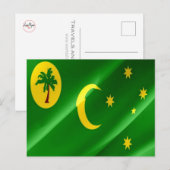 Australië - Cocos (Keeling)-eilanden - vlag - Briefkaart (Voorkant / Achterkant)