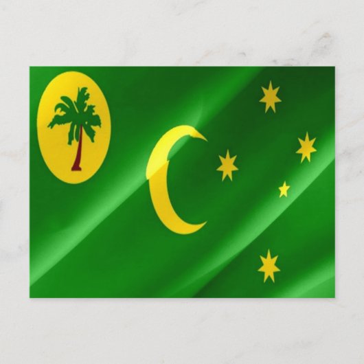 Australië - Cocos (Keeling)-eilanden - vlag - Briefkaart (Voorkant)