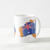 Australië Continent Koffiemok (Voorkant rechts)