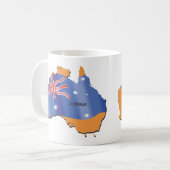 Australië Continent Koffiemok (Voorkant links)