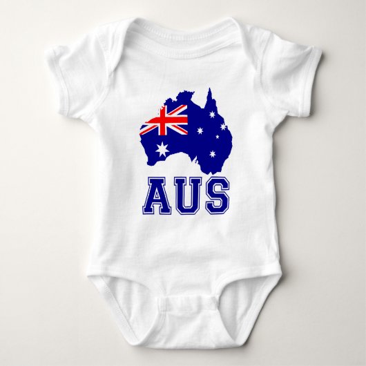Australië Continent Romper (Voorkant)