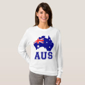 Australië Continent T-shirt (Voorkant volledig)