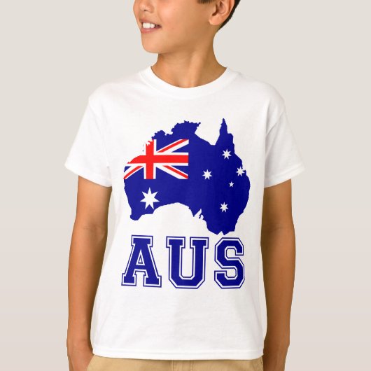 Australië Continent T-shirt (Voorkant)