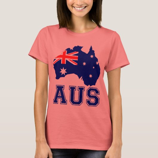 Australië Continent T-shirt (Voorkant)