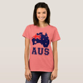 Australië Continent T-shirt (Voorkant volledig)
