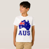 Australië Continent T-shirt (Voorkant volledig)