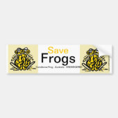Australië - Cool Save FROGS - Natuur - Ecologie Bumpersticker (Voorkant)