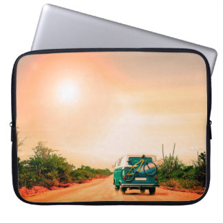 Australië, Coral Bay, 16 mei 2018. Travelingskamp Laptop Sleeve
