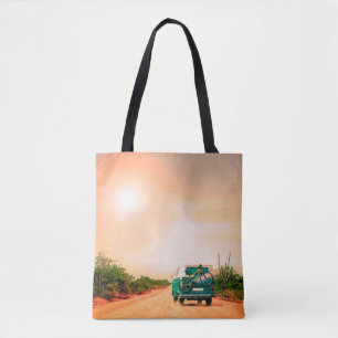 Australië, Coral Bay, 16 mei 2018. Travelingskamp Tote Bag
