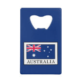 Australië Creditkaart Flessenopener (Voorkant)