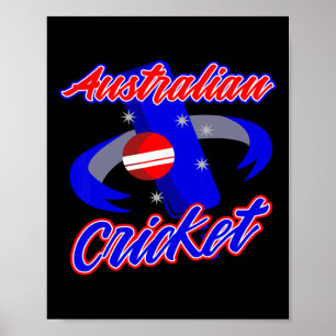 Australië Cricket Speler Coach Jersey Sport Cadeau Poster