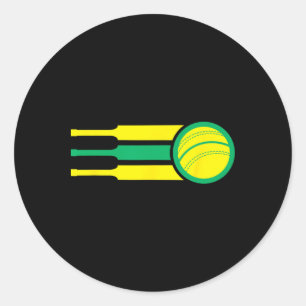 Australië Cricket Team Australië Cricket Fan Vlag  Ronde Sticker