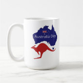 Australië Dag Kangoeroe Koffiemok (Links)