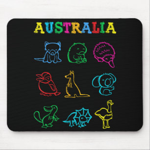 Australië Dag Peuter Shirt Grappige Dieren Austral Muismat