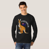 Australië Dag Peuter Shirt Grappige Kangoeroe Aust (Voorkant volledig)
