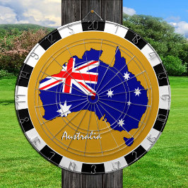 Australië Dartboard, Kaart bord, Australische vlag Dartbord