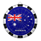Australië Dartboard, spelbord, Australische vlag Dartbord (Voorkant)