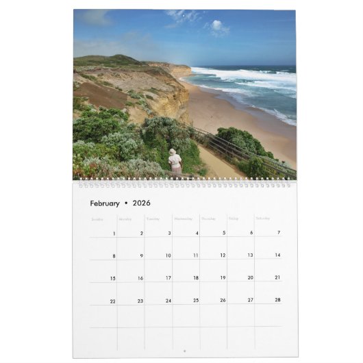 Australië - De Grote Oceaan Road Kalender (Feb 2026)