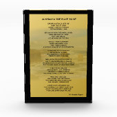 Australië de plaats om acrylblok te zijn fotoblokken (Voorkant)