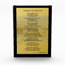 Australië de plaats om acrylblok te zijn fotoblokken
