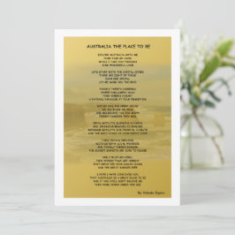 Australië de plaats om een platte kaart te worden