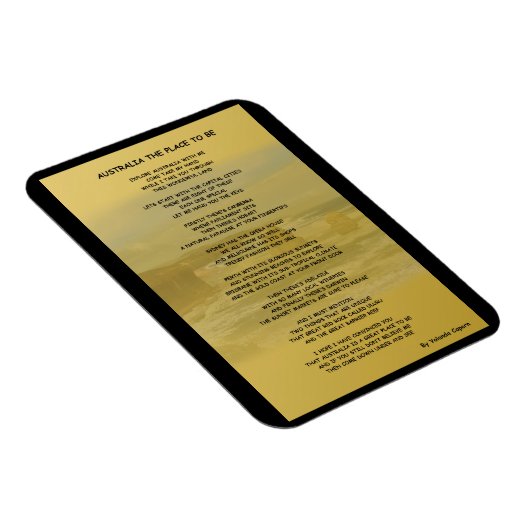 Australië de plaats om Flexibel Magnet te zijn Magneet (Rechterzijde)