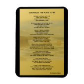 Australië de plaats om Flexibel Magnet te zijn Magneet (Verticaal)