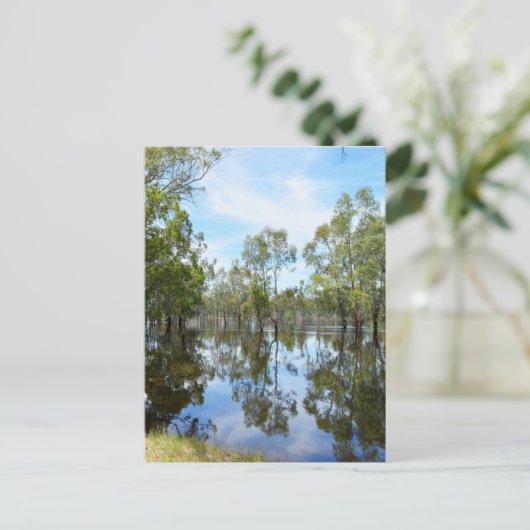 Australië De rivier Murray, Feestdagenkaart (Staand voorkant)