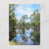 Australië De rivier Murray, Feestdagenkaart (Voorkant)